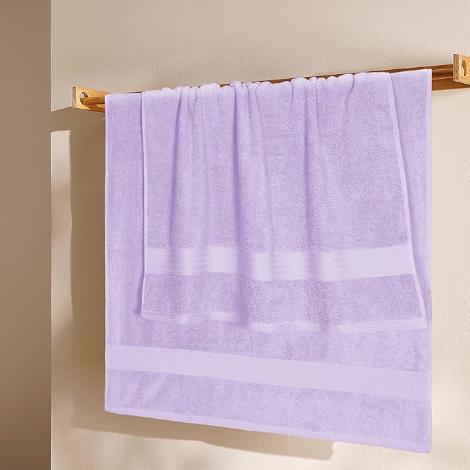 GLAMBURG Premium Cotton 4 Pack Bath Towel Set - Image 3