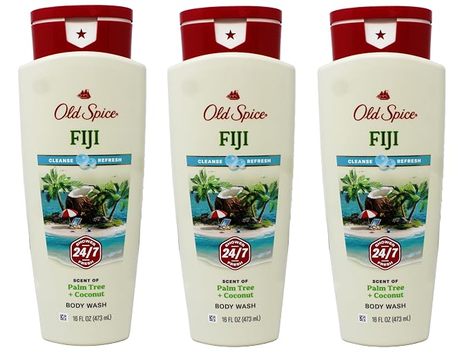 Old Spice Fresher Collection Fiji Scent Men's Body Wash 16 Oz - Image 6
