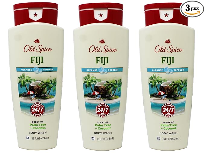 Old Spice Fresher Collection Fiji Scent Men's Body Wash 16 Oz by OldSpice