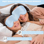 Silk Sleep Mask Eye Cover, 100% Real Natural Eye Mask - Image 6