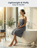 LANE LINEN 100% Cotton Bath Towels Set of 4 - Image 2