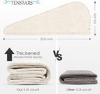 TENSTARS 5 Pack Thicken Microfiber Hair Towel Wrap - Image 6