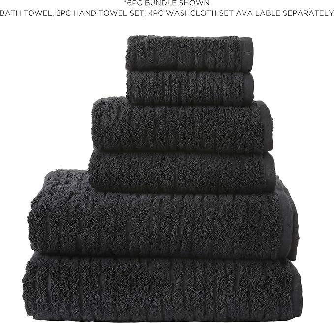 SKL Home CloudSoft 100% Cotton Luxury 4-Piece Washcloth Set, 520 GSM, Ultra - Image 8