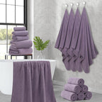 Hailea Hand Towels Set 16x31 Inches, Soft Microfibers Bathroom Towel Set 2 Pack - Image 7
