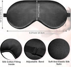 Xtinmee 30 Pieces Silk Sleep Mask Silk Eye Mask - Image 2