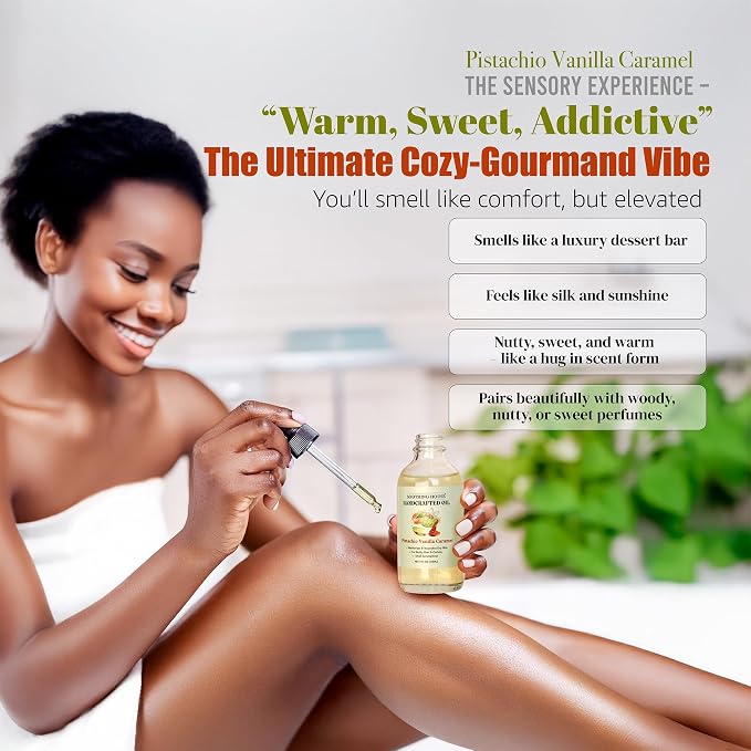 Pistachio Vanilla Caramel Body Oil - Image 6