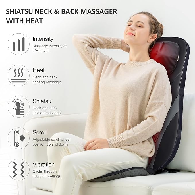 Snailax Shiatsu Back Massager - Image 2