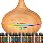 InnoGear Aromatherapy Diffuser & 10 Essential Oils Set, 400ml Diffuser by InnoGear
