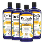 Dr Teal's Foaming Bath with Pure Epsom Salt, Prebiotic Lemon Balm & Essential by DrTeals