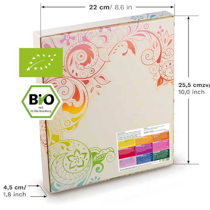 Creano Organic Herbal & Fruit Tea Gift Set – 45 Organic Tea Bags in 9 Dreamy - Image 2