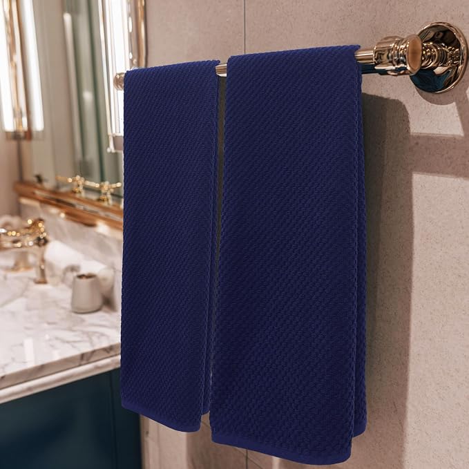 COTTON CRAFT Waffle Bath Towel - Image 2