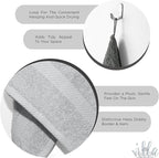 100% Cotton Bath Towel Set of 18-4 Bath Towels, 6 Hand Towels, 8 Wash Cloths - Image 4