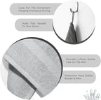 100% Cotton Hand Towel Set of 2, Sustainable, Highly Absorbent, Quick Drying - Image 4
