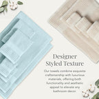 NY Loft 100% Cotton Bath Towel 4 Pack | Super Soft & Absorbent Quick-Dry Bath - Image 5