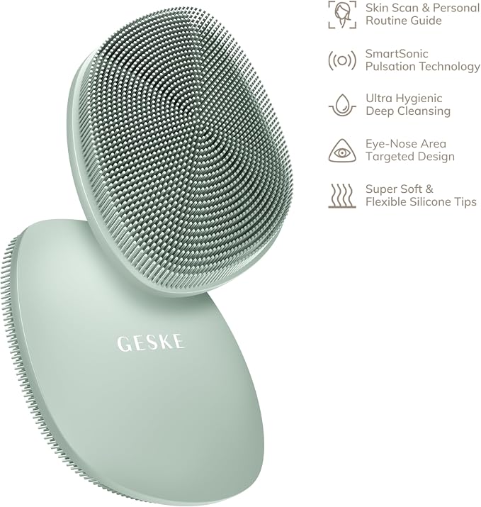 GESKE SmartAppGuided™ Facial Brush | 4 in 1 | Professional Facial Cleansing - Image 4