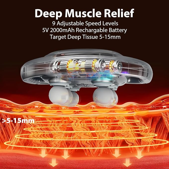 Massage Gun, Deep Tissue Percussion Massager - Image 2