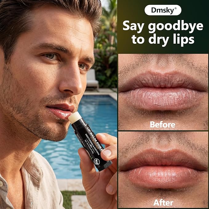 10 Pack Lip Balm for Men, Hydrating Natural Chapstick Bulk Vitamin E and Beeswax - Image 4