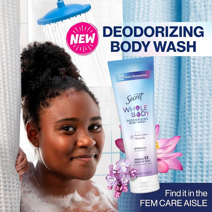 Secret Feminine Wash, 24 HR Deodorizing Feminine Body Wash - Image 7