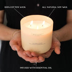 Orange, Cedarwood & Clove – Benevolence LA Large 3-Wick Scented Candle - Image 4