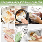 6 Pack Natural Loofah Sponges for Dishes, Loofah Kitchen Sponges - Image 6