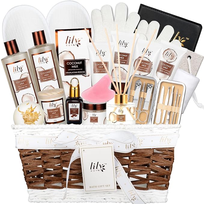 Mothers Day Gift Basket for Mom, Gifts for Women by LILYROY