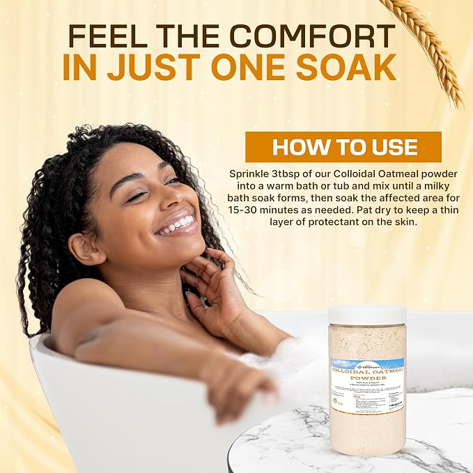 Dirty Treasures Colloidal Oatmeal Bath | Eczema & Itchy Skin Relief | Baby-Safe - Image 6