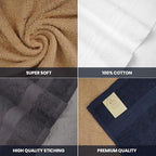 Medium Bath Towels Pack of 6 – 24x48 Inches – Soft, Quick Dry & Highly - Image 5