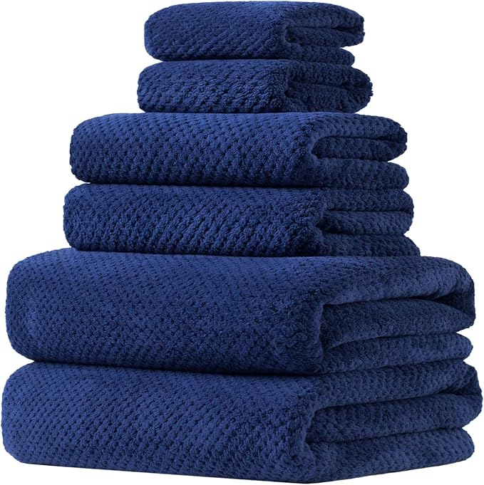 Extra Large Bath Towels Set for Bathroom 30x60 Inches Super Soft Light Weight by HVMSTOWELS