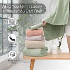 18 Piece Family Bath Towel Set Include 6 Bath Towels, 6 Hand Towels and 6 - Image 5