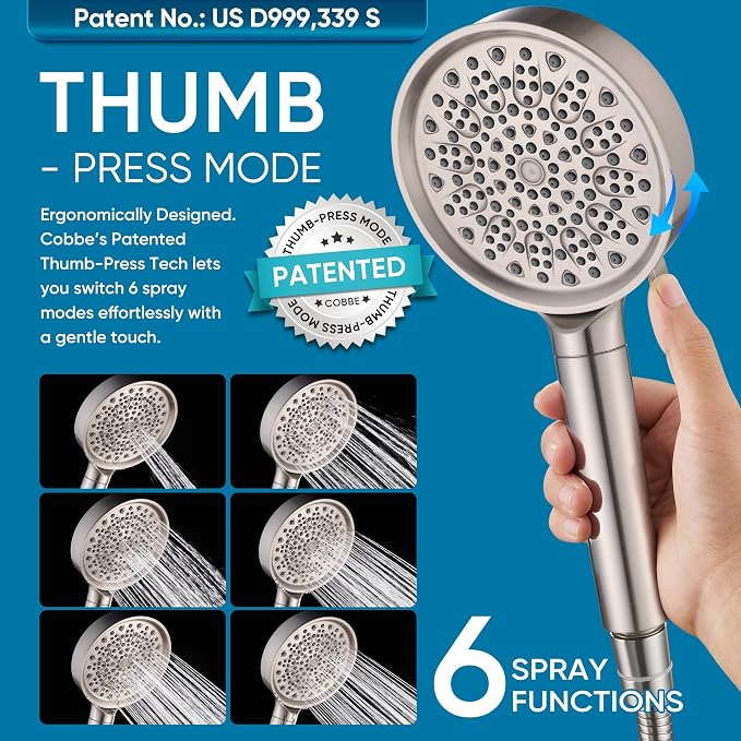 Cobbe Filtered Shower Head - Image 5