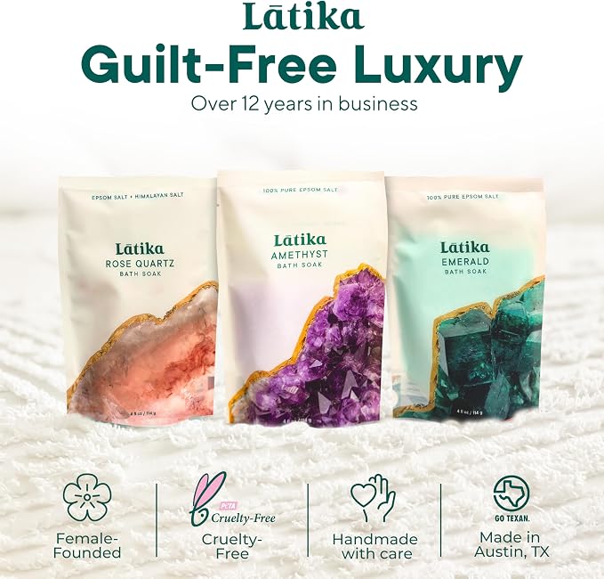 Latika Geode-Inspired Bath Soak Set of 3 - Image 8