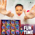 Superhero Boys Bath Bombs with Surprise Hero Toys Inside - Image 2