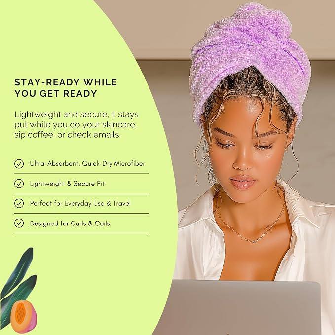 Hair Towel for Women & Kids - Image 4