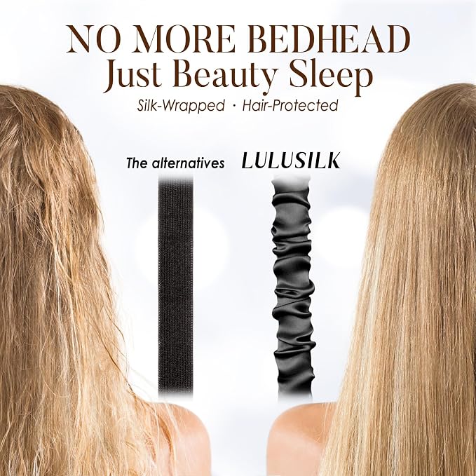LULUSILK Mulberry Silk Sleep Eye Mask Blindfold - Image 6