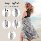Premium Turkish Beach Towel – 35"x67" Lightweight Quick Dry Towel – 100% Cotton - Image 4