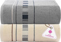 CASA COPENHAGEN X Line 2Pcs 100% Egyptian Cotton Large Designer Bathsheet by CASACOPENHAGEN