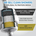 weAQUA Heavy Duty Shower Filter Jumbo 3 PACK – 99% Removal - Image 3