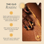 GLO Melanin Turmeric Scrub for Dark Spots, Brightening Inner Thighs Bikini Area - Image 8