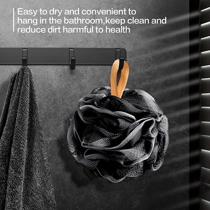 Fishent Loofah Bath Sponge Shower Loofahs, 4 Pack Soft Loofa Exfoliating Body - Image 4