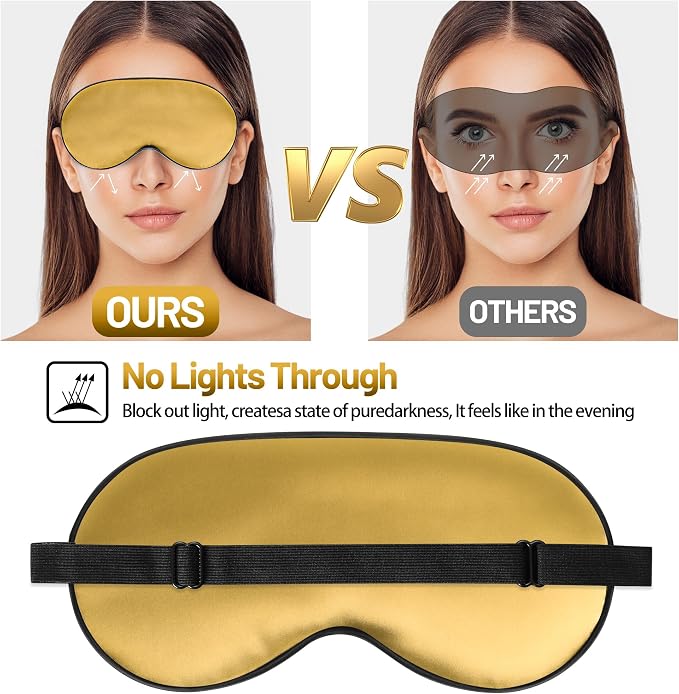 Sleep Mask, Silk Eye Mask for Sleeping - Image 4