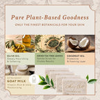 Mary Case Goat Milk & Tea Tree Bar Soap Set of 4 | Natural Soap - Image 5