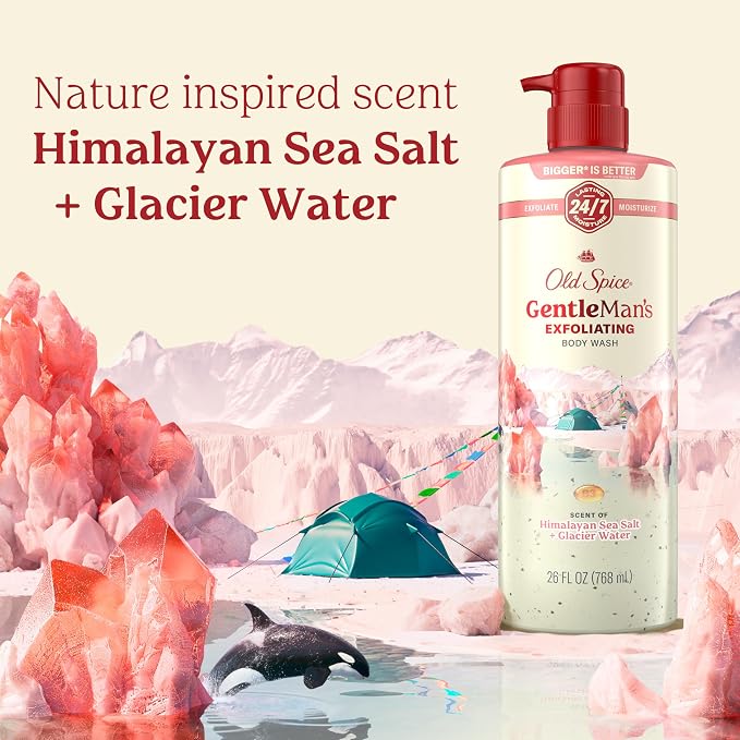 Old Spice GentleMan's Exfoliating & Moisturizing Body Wash - Image 7