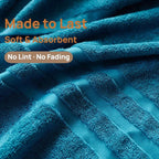 Bath Towels 4 Pack, 30 x 60 Inches, Large 100% Cotton Towels, Comfortable - Image 4