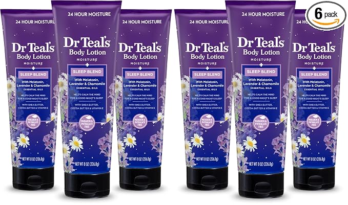 Dr Teal's Sleep Body Lotion, 24-Hour Moisture, by DrTeals