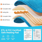 Boileau Electric Heating Pad for Back Pain and Period Cramps Relief, 3 Heating - Image 6