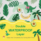 Years calm Kids Shower Cap, Waterproof Reusable Cartoon Bath Cap - Image 3