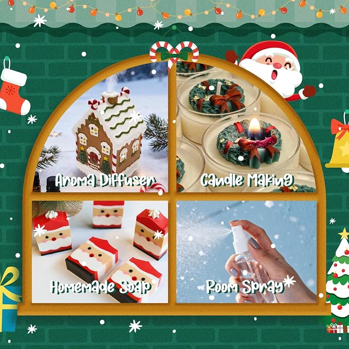 ARVIDSSON Christmas Fragrance Oil Set, Winter Essential Oils - Image 6