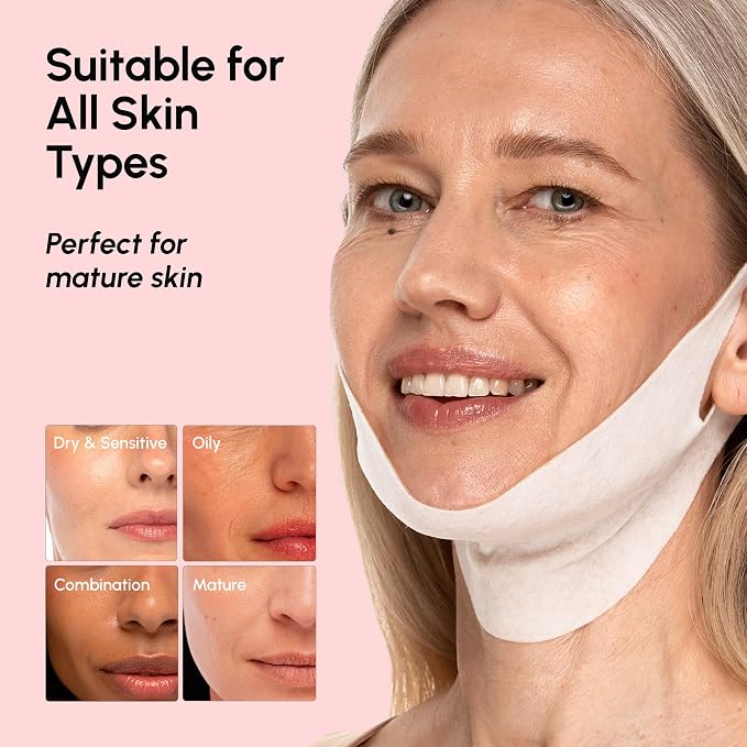 MAREE V Line Lifting Mask with PDRN Salmon DNA – Deep Collagen Face Mask - Image 8