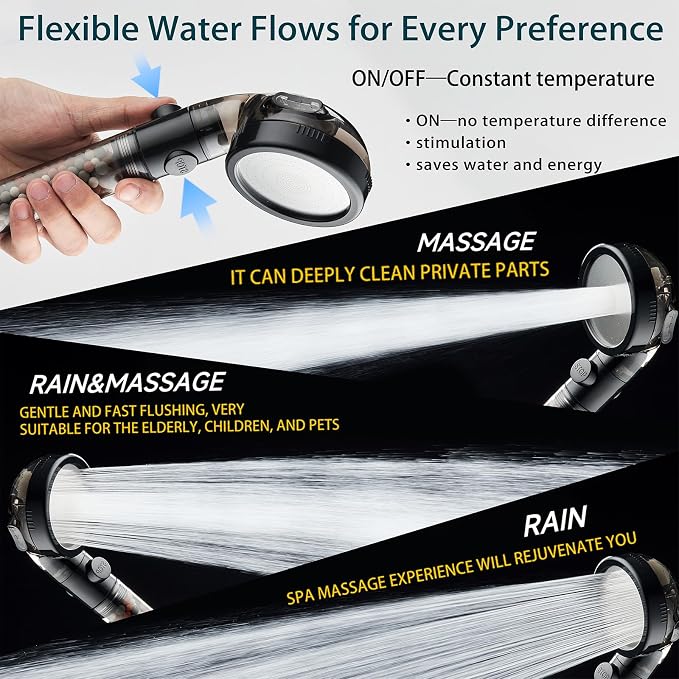Filtered Shower Head with Handheld - Image 4