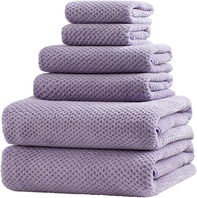 Extra Large Bath Towels Set for Bathroom 30x60 Inches Super Soft Light Weight by HVMSTOWELS